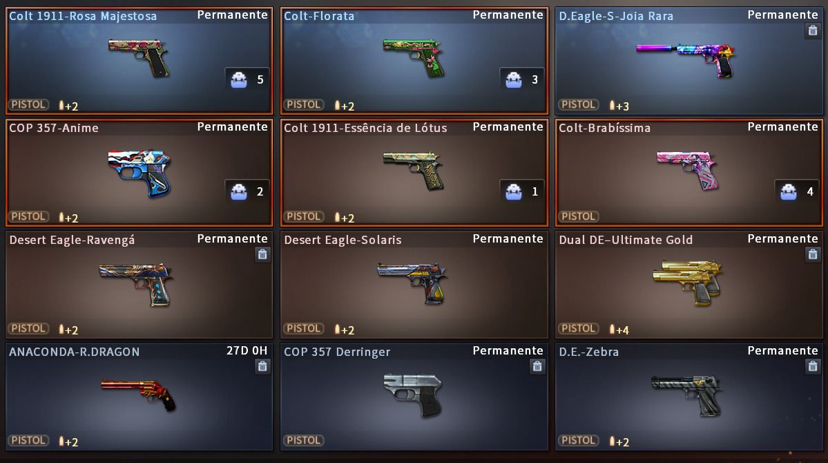CONTA DE CROSSFIRE ,RANEKD IMORTAL E MZ BUFF 4 QUASE 5 ROXANA E M4 VIP