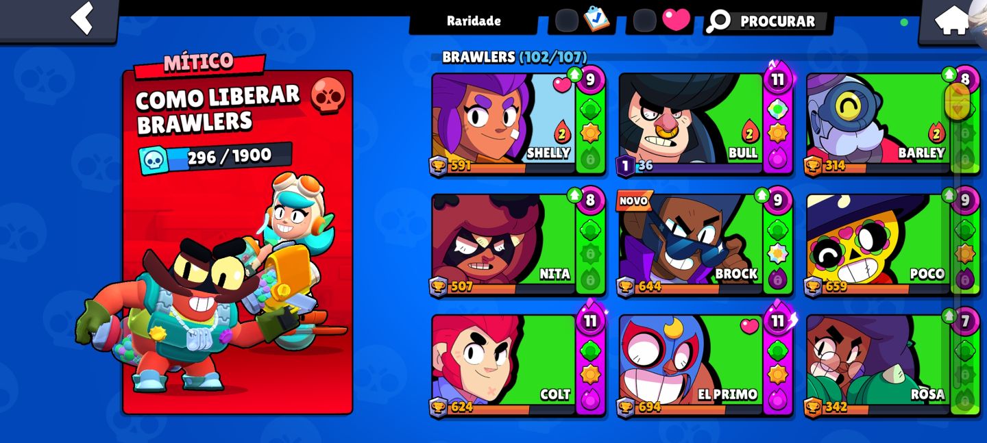 Conta de brawl stars antiga de 2021