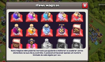 CONTAS CLASH OF CLANS CV13 Semi-Full(4 EQ Épicos/Herois Bem Upados/3Skin)
