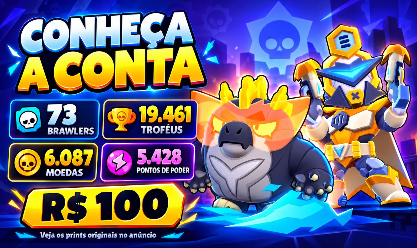 Conta brawl stars