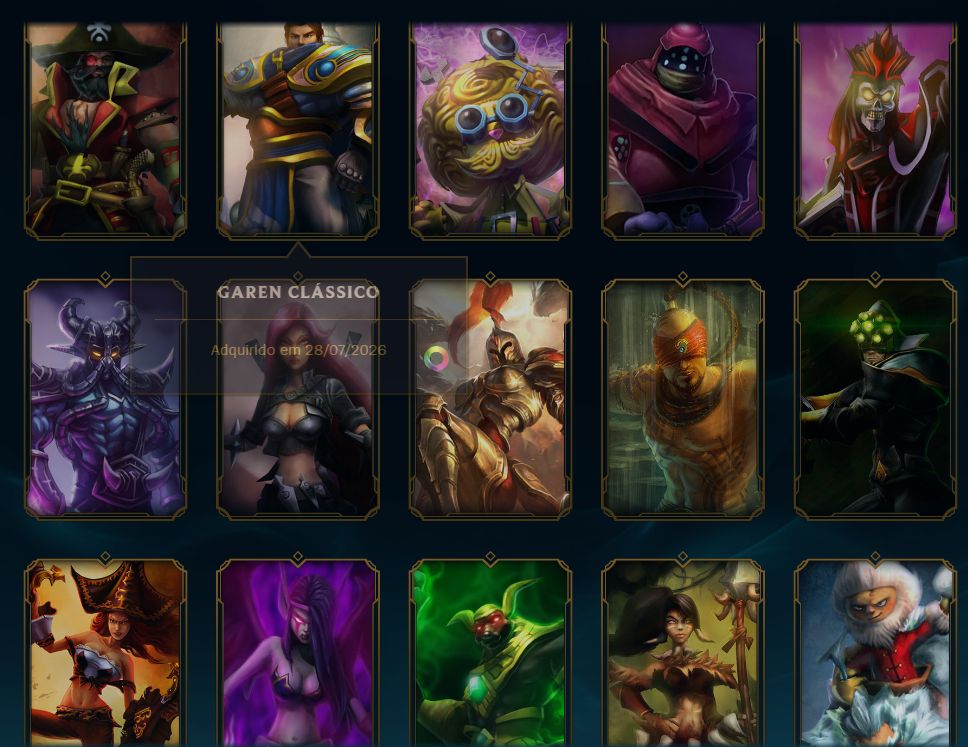 Venda de conta de LOL acc de 2013, (+Muitos recursos (Tft )