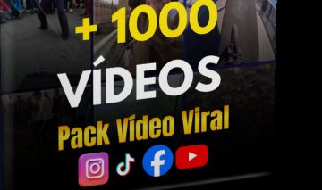 [ENTREGA AUTOMÁTICA] PACK 1.000 VÍDEOS VIRAIS TIKTOK REELS SHORTS