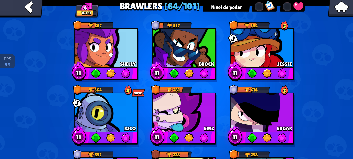 Conta Brawl Stars - 16K Troféus