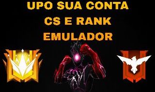 UPAGEM DE PATENTES NO FREE FIRE, CS RANK E RANQUEADA, UPO NA SUA CONTA