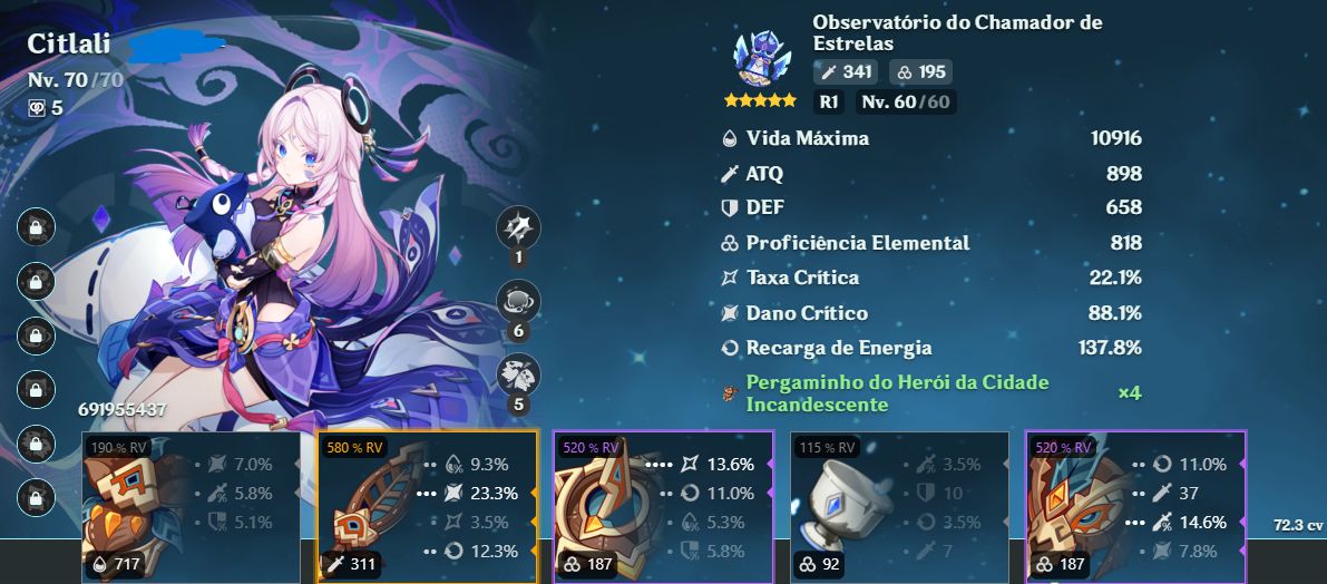 Sandrone C0R1 + TIME SEMI PREMIUM Odette Buildada | MUITO DANO!