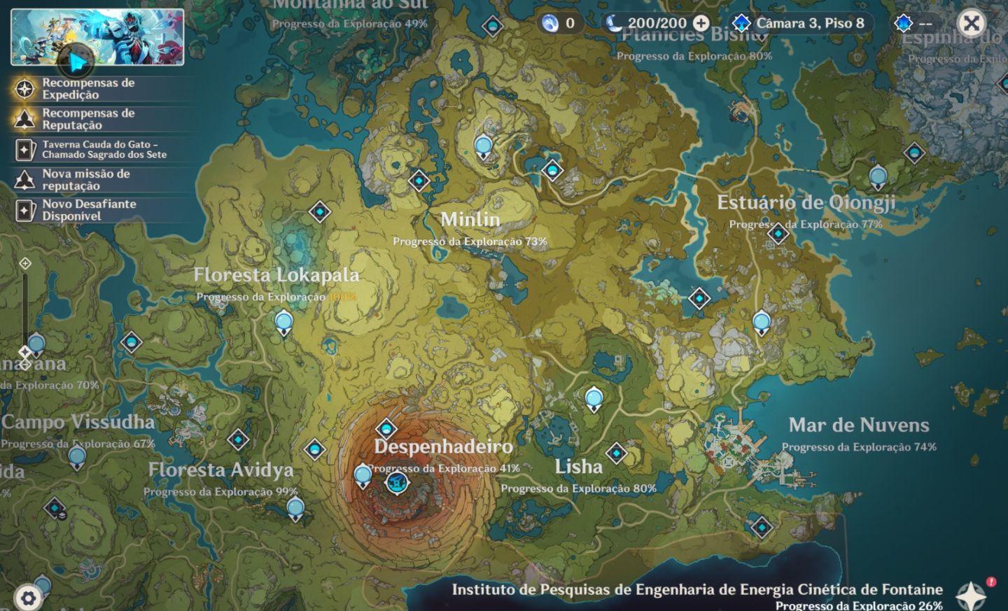 Conta Genshin AR 57 | Arlecchino e Furina | História/Mapa com Muito Farm