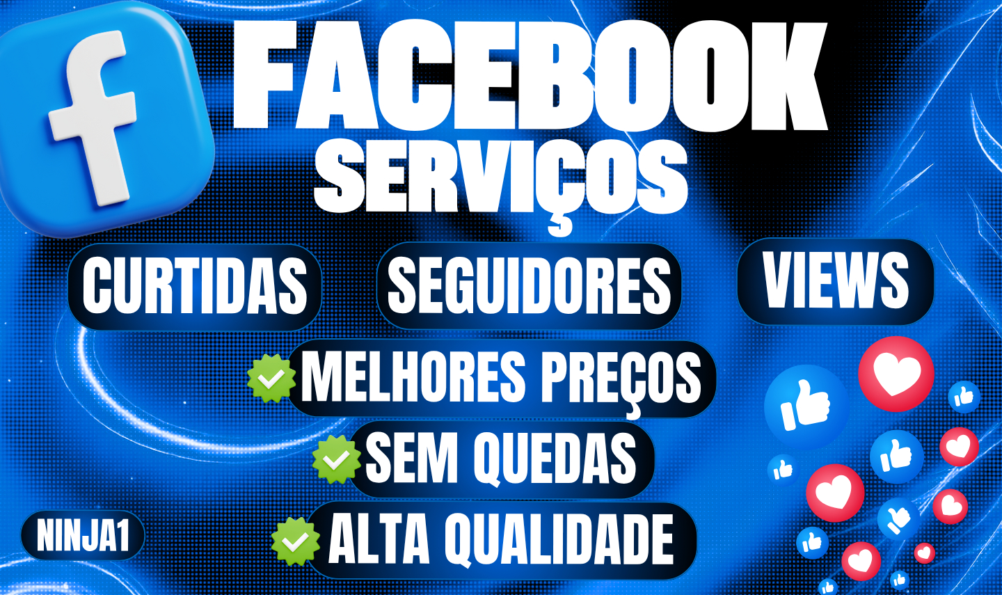 MELHOR PREÇO - FACEBOOK - Seguidores, Curtidas, Views, Membros