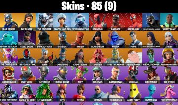 CONTA FORTNITE COM CAVALEIRO ROYALE, SEASON 3 FULL, MIDAS DOURADO E 85 SKINS