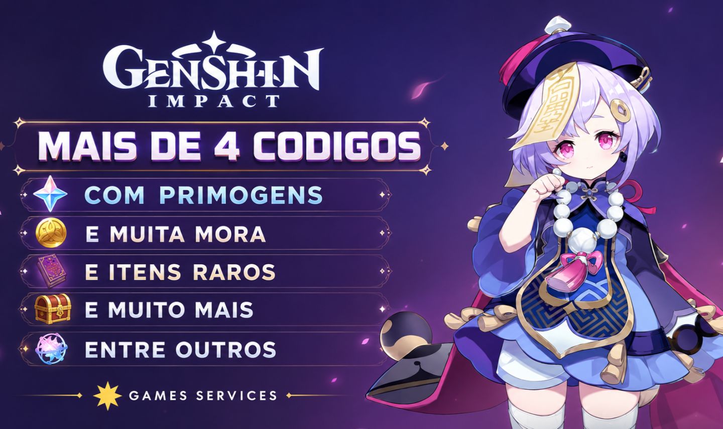 GENSHIN IMPACT - 4 CODIGOS, PRIMOGEM/MORA