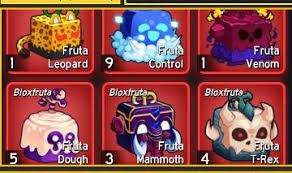 Frutas Míticas Blox Fruits - Control - Tiger - Dragon - Control Rework - Fruits
