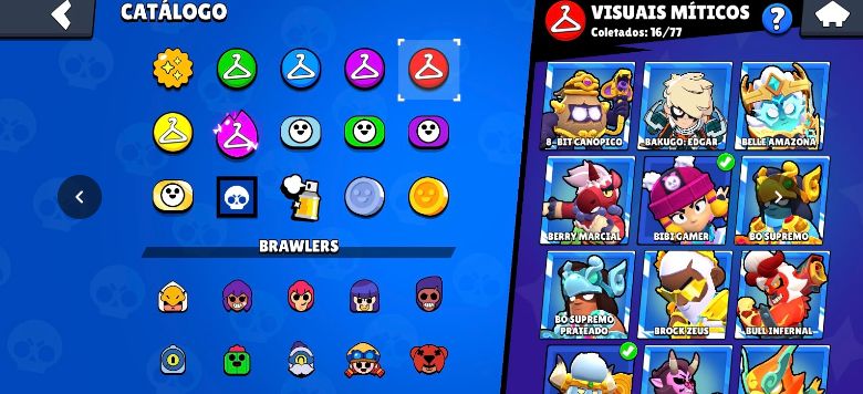 Conta de brawl stars deste 2020 TEM QUASEEE TUDDDOOOO