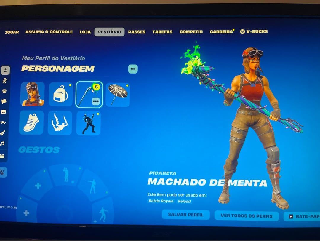 Venda de conta de fortnite