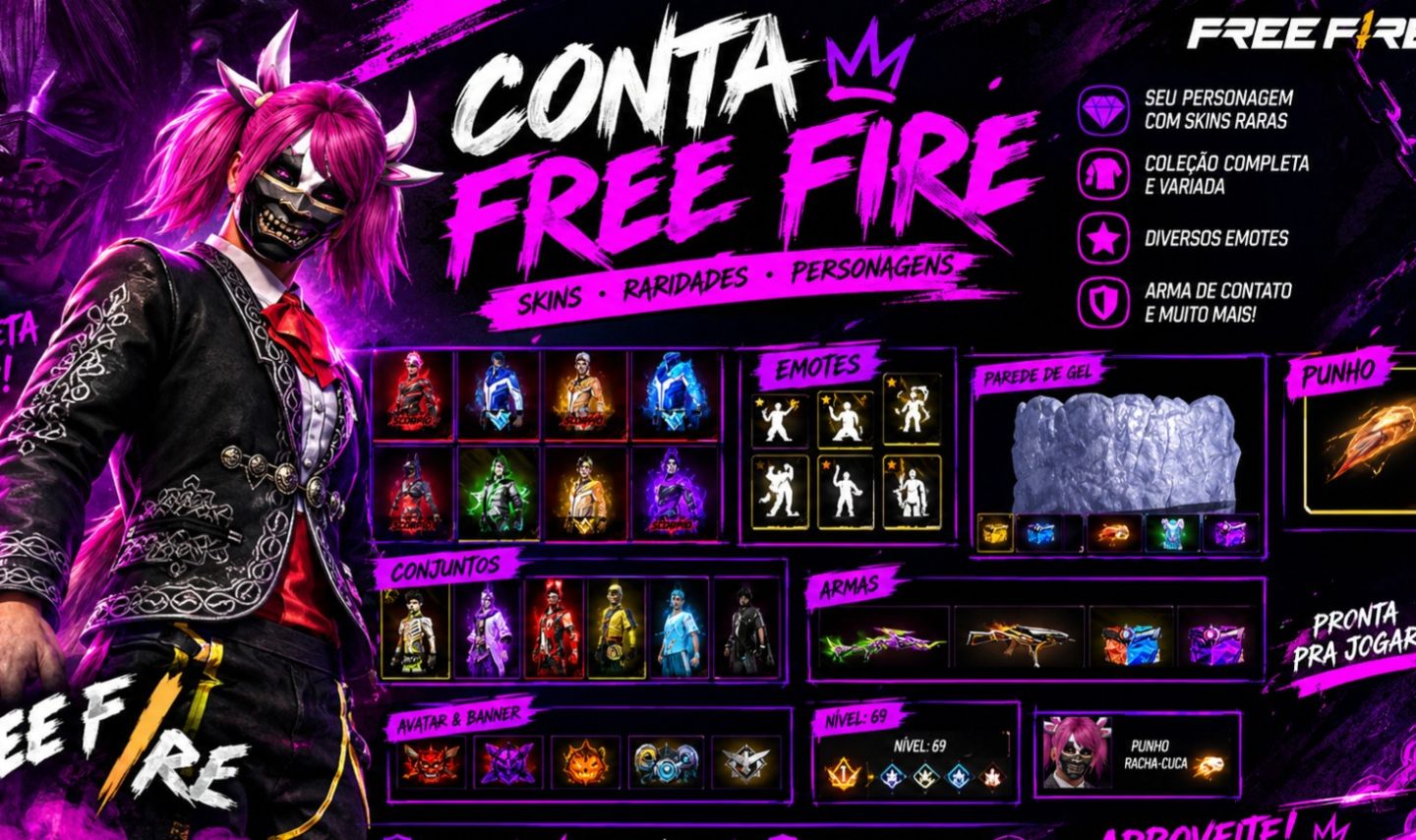 Conta free fire Insana