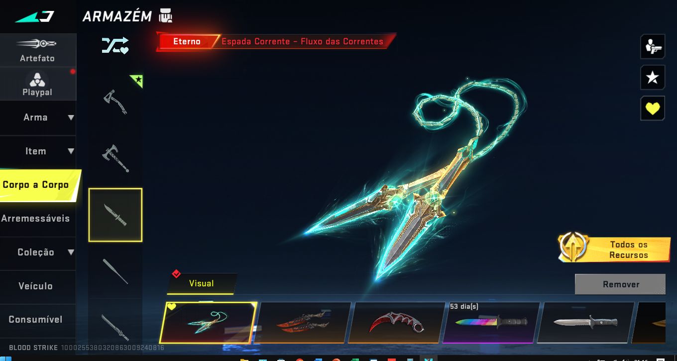 Vende-se conta Blood strike, Varias skins eterna confira na descrição