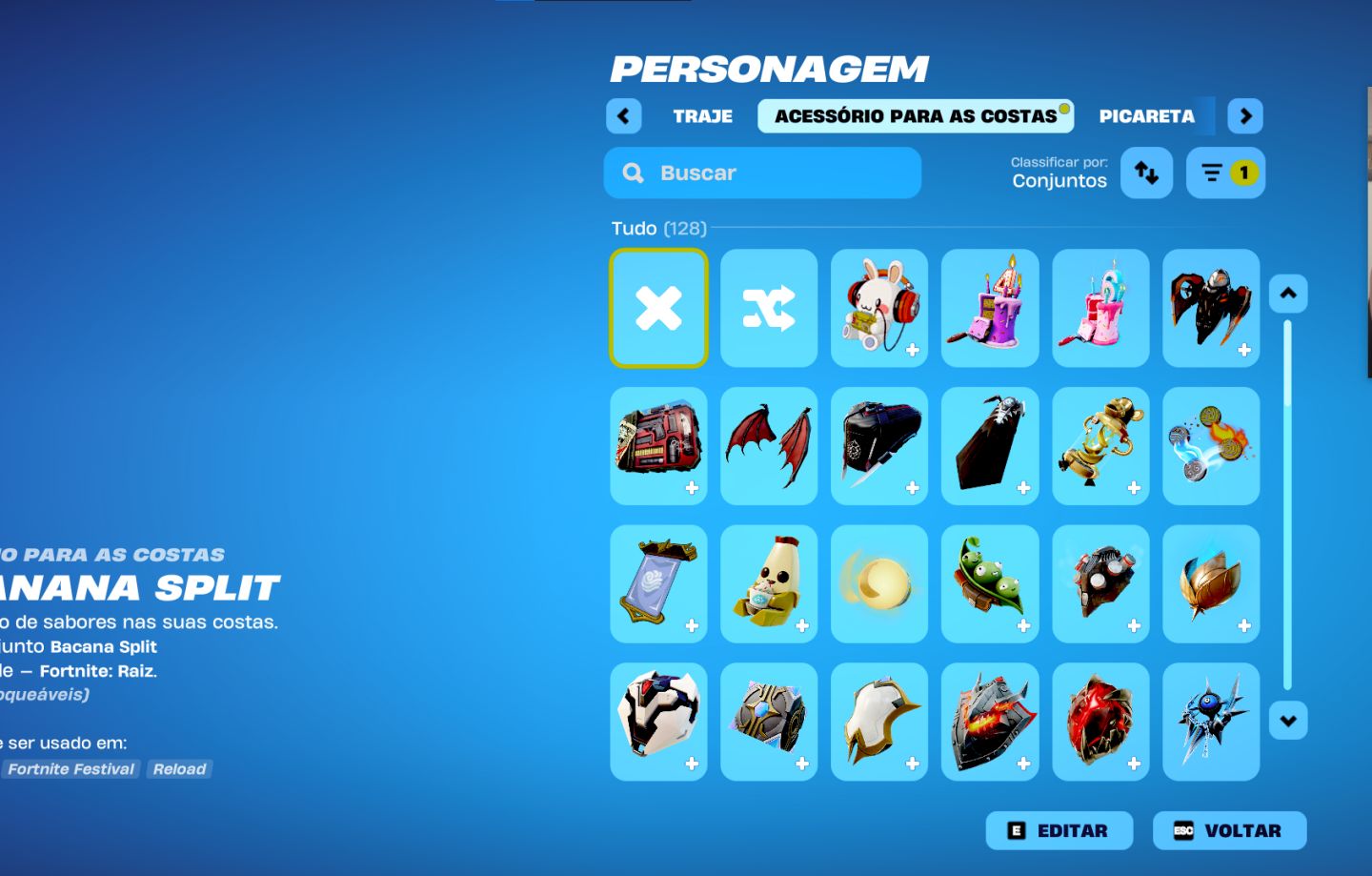 CONTA FORTNITE MEDIANA 950 VBUCKS TRYHARD PREÇO NEGOCIAVEL!
