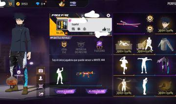 CONTA FF CALÇA ANGELICAL - UMP ATT - EMOTE DE ENTRADA - EMOTES RAROS