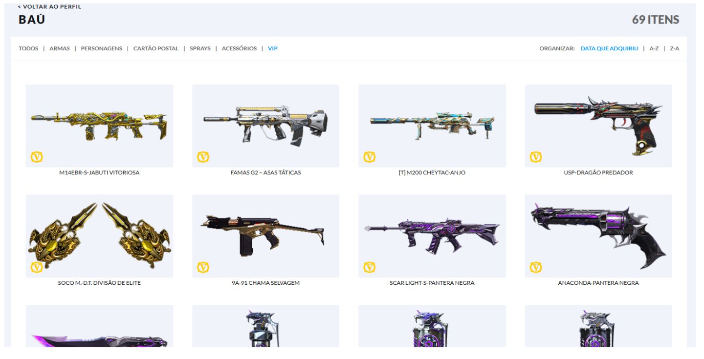 Conta de CrossFire BR