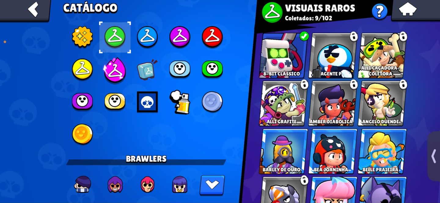 CONTA DE BRAWL STARS COM EDGAR PORTADOR DA LUZ
