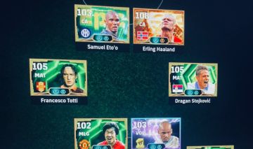 Conta de efootball (ps4,ps5) haaland 108 e mais ps plus na conta