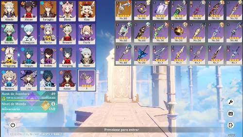Klee+ Albedo+ Tartaglia+ Arco Amos+ 2x - Genshin Impact - GGMAX