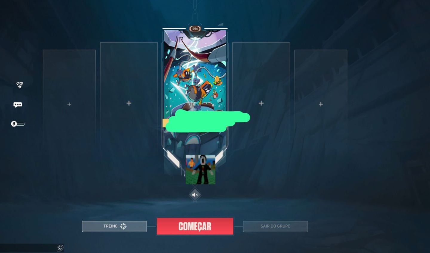 Conta com skins
