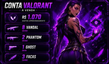 Conta de valorant Pick rate imortal 1 e com champions 2022