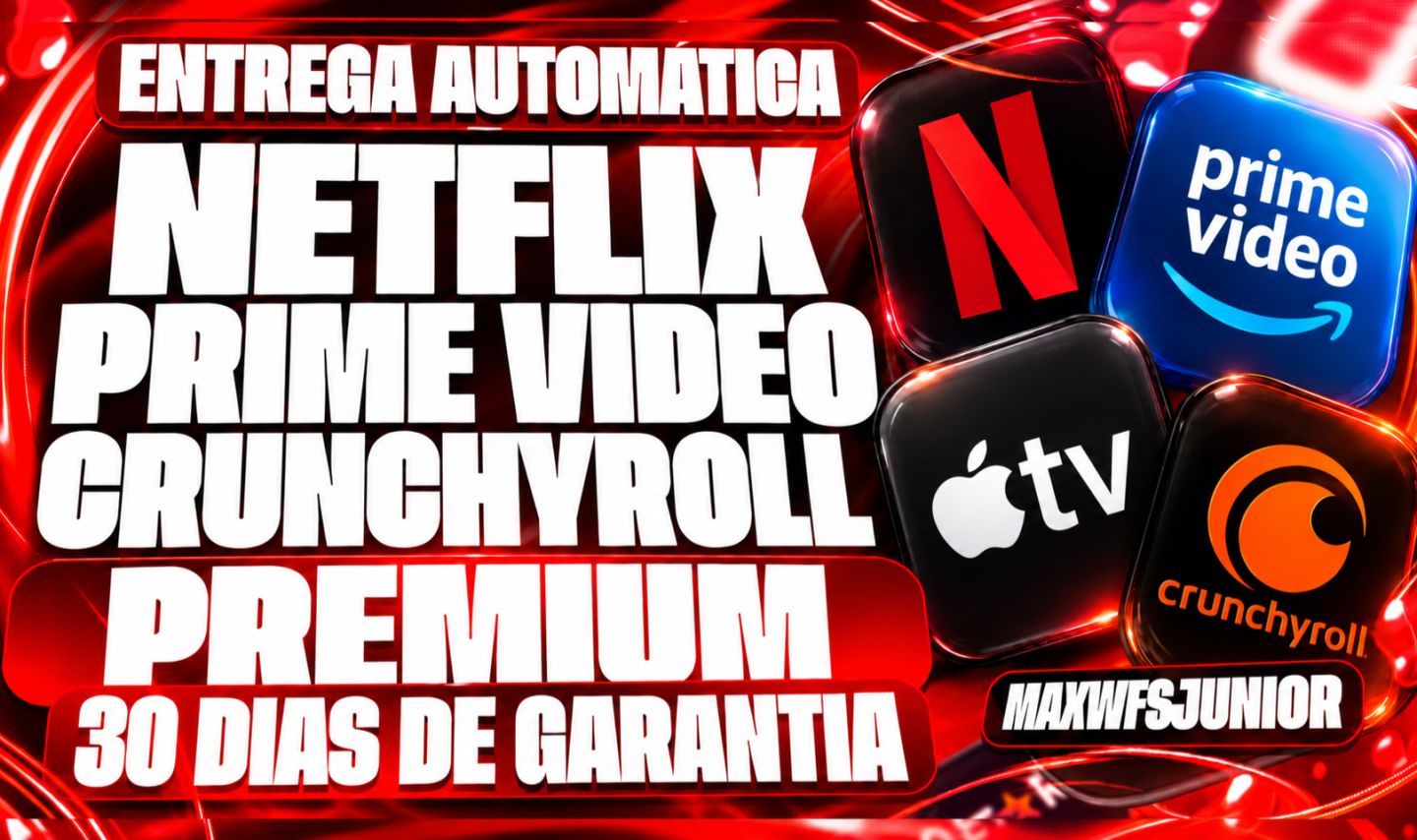 Netflix, Prime, Youtube, ChatGPT, Gemini (30 Dias) | Entrega Rápida [Promoção]