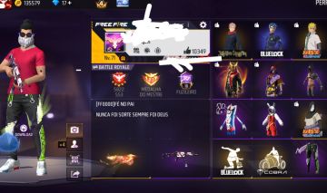 CONTA FREE FIRE NÍVEL 71 PUNHO FÊNIX, BERMUDA ANGELICAL E ANIMES