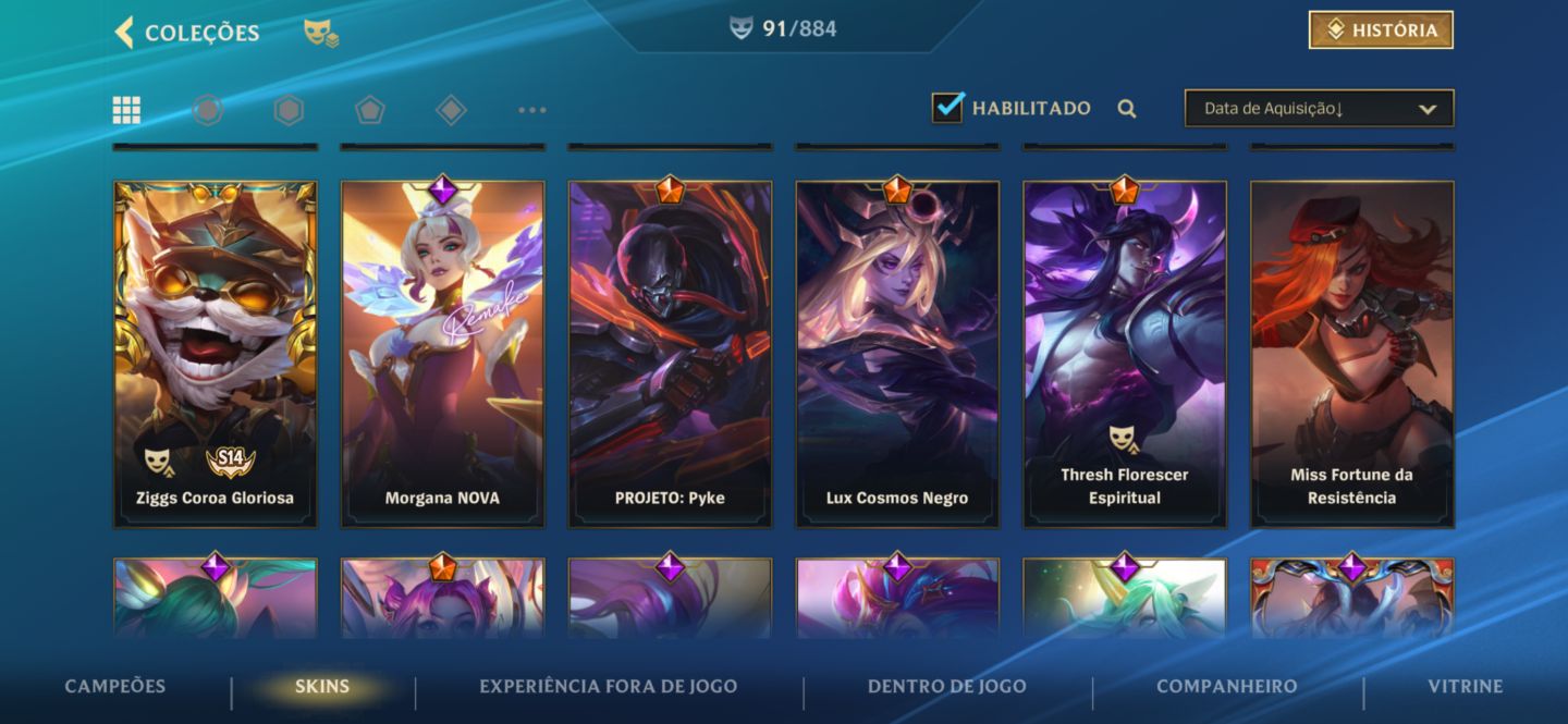 CONTA LOL A VENDA COM CROMAS E SKINS RARAS