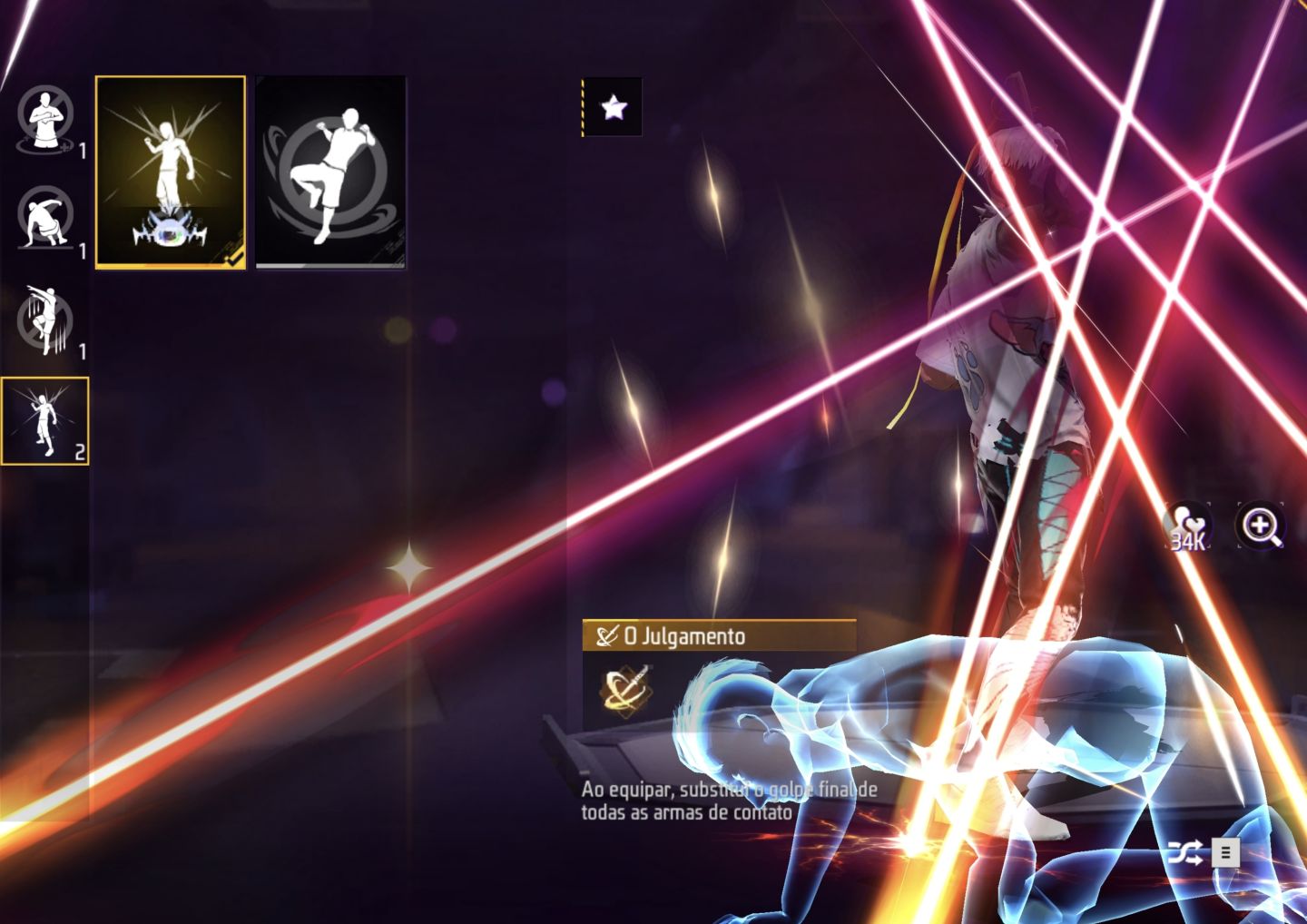Conta de free fire com muitas skins boas barba do velho Angelical e muito mais