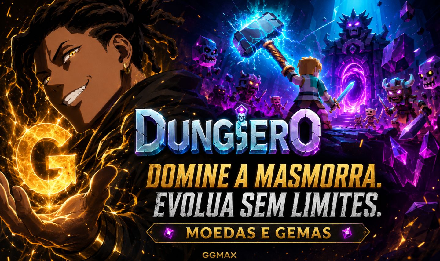 DUNGERO | MOEDAS E GEMAS | ANDROID | ENTREGA RÁPIDA
