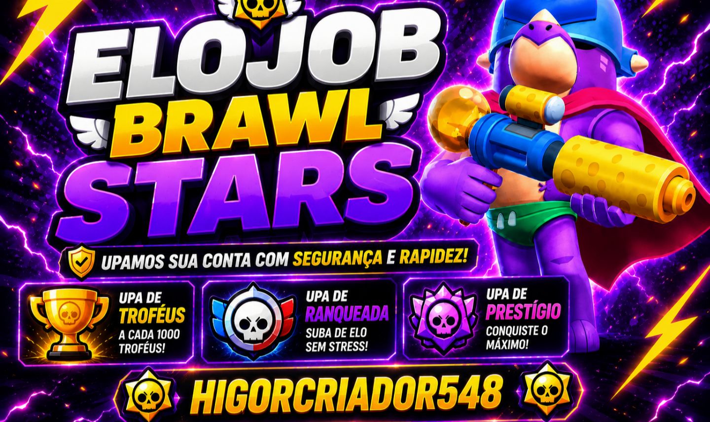 ELOJOB BRAWL STARS BARATO UPO DE TROFÉUS, RANQUEADA E PRESTÍGIO