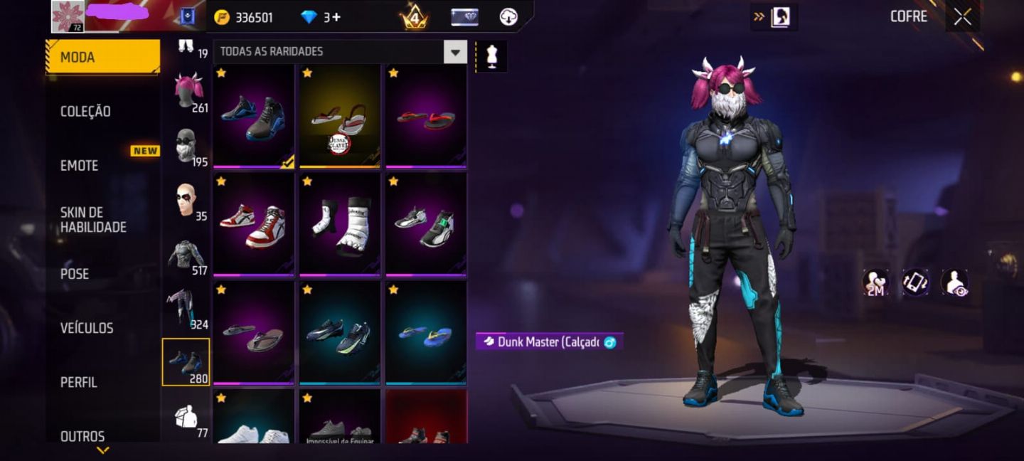 CONTA ID 8 DIG COM 4 TOP CRIMINAL ( UMPS PAPEL )