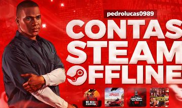 CONTAS STEAM OFFLINE COMPARTILHADA