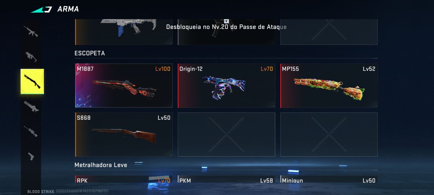 CONTA BLOOD STRIKE/ 3 SKINS EVO / SKIN ETERNAS E ULTRA