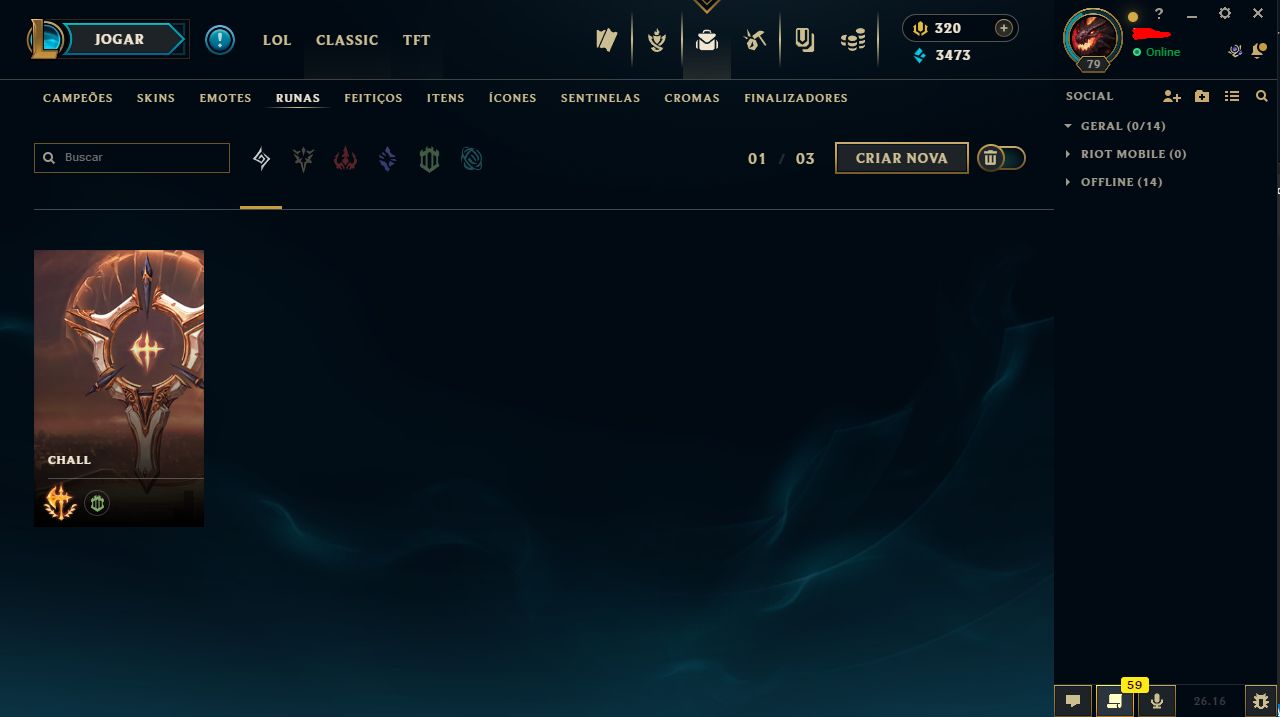 CONTA DIAMANTE 2 (MMR MESTRE, UPADA DO 0, DEUS-REI DARIUS, RIVEN PACTO QUEBRADO)
