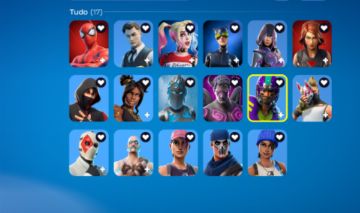 Conta fortnite com ikonik+glow+STW antigo+conta epic