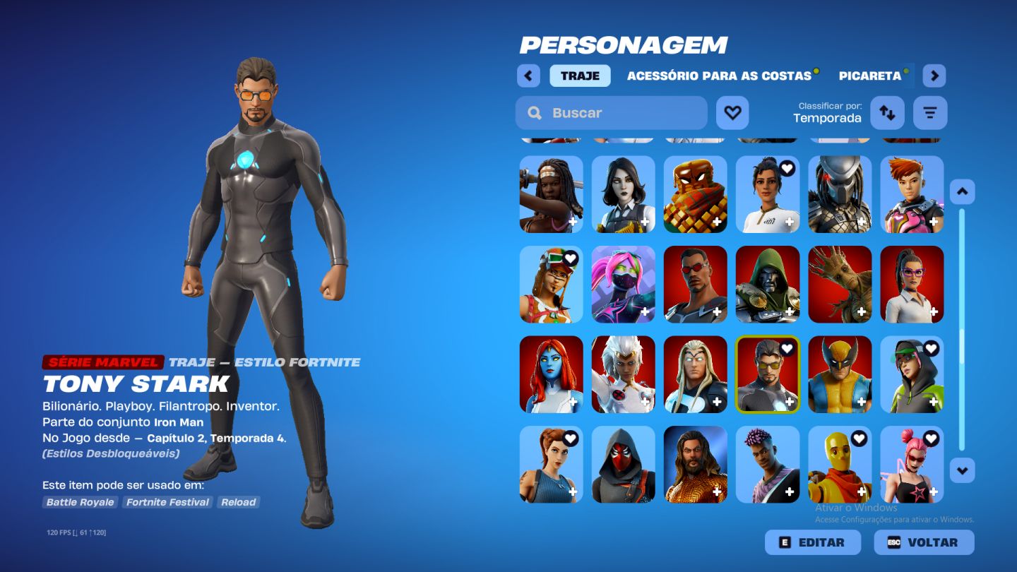 FORTNITE | 250+ SKINS, COLLABS FAMOSAS, COSMÉTICOS RAROS E MUITO MAIS!