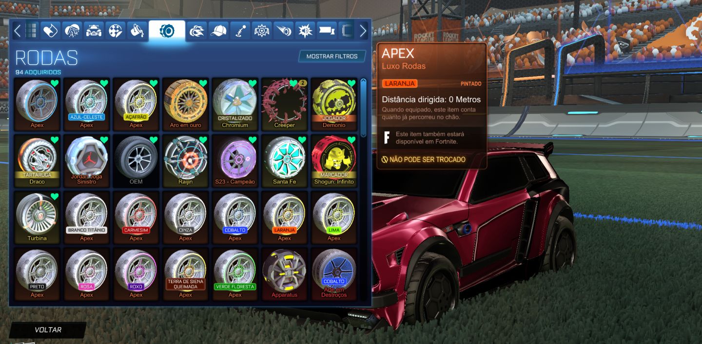 Conta Rocket League | Campeã S22 | Fennec Preto | Preço de Forn | BARATO!