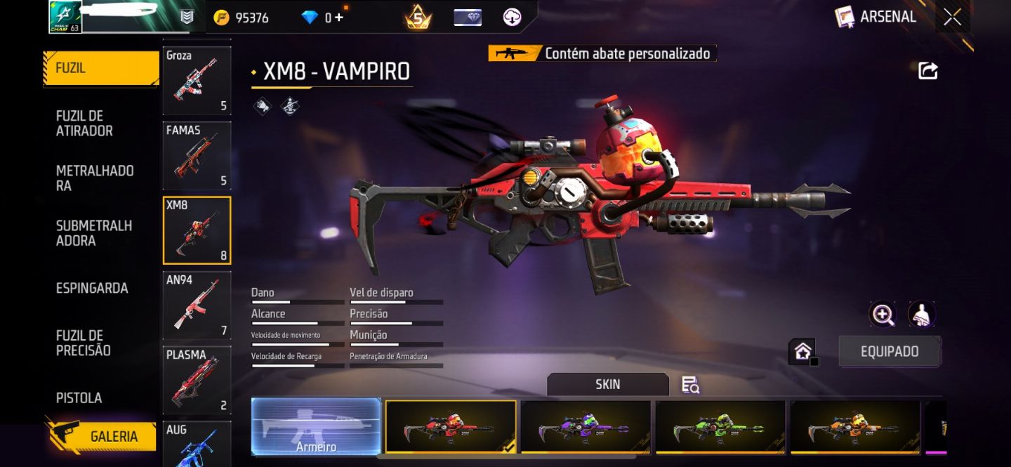CONTA DE FREE FIRE MUITO ANTIGA - FULL ACESSO - ENTREGA AUTOMÁTICA!!