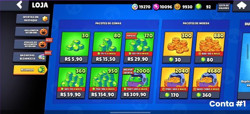 CONTAS BRAWL STARS FULL ACCESS | MAIS BARATAS DA GGMAX