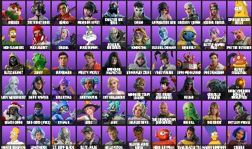 Conta Fortnite 71 Skins | Superman, Baymax, Godzilla + General Grievous