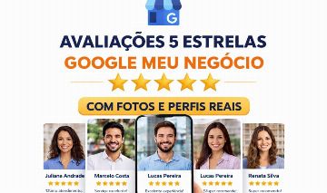 (PROMOÇÃO) AVALIAÇÕES 5 ESTRELAS COM COMENTÁRIOS E FOTOS GOOGLE MEU NEGÓCIO