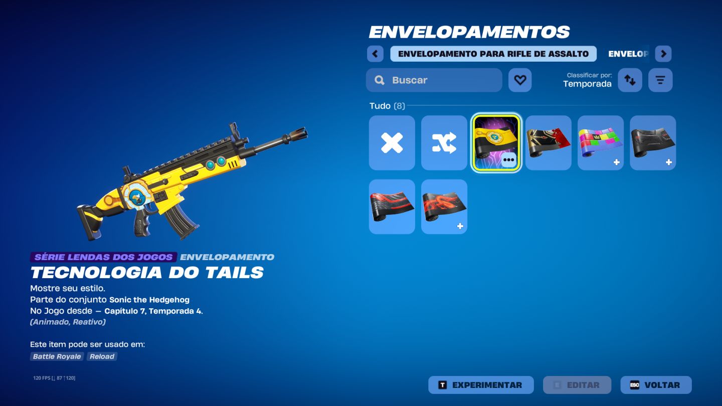 Conta Fortnite c/ 600 v-bucks e Primeiro e-mail