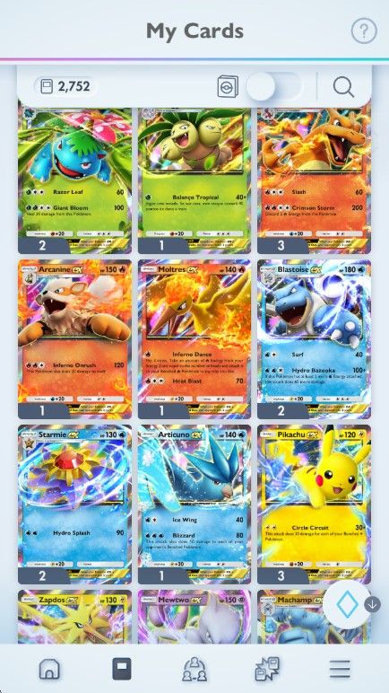 Conta com decks de campeonato