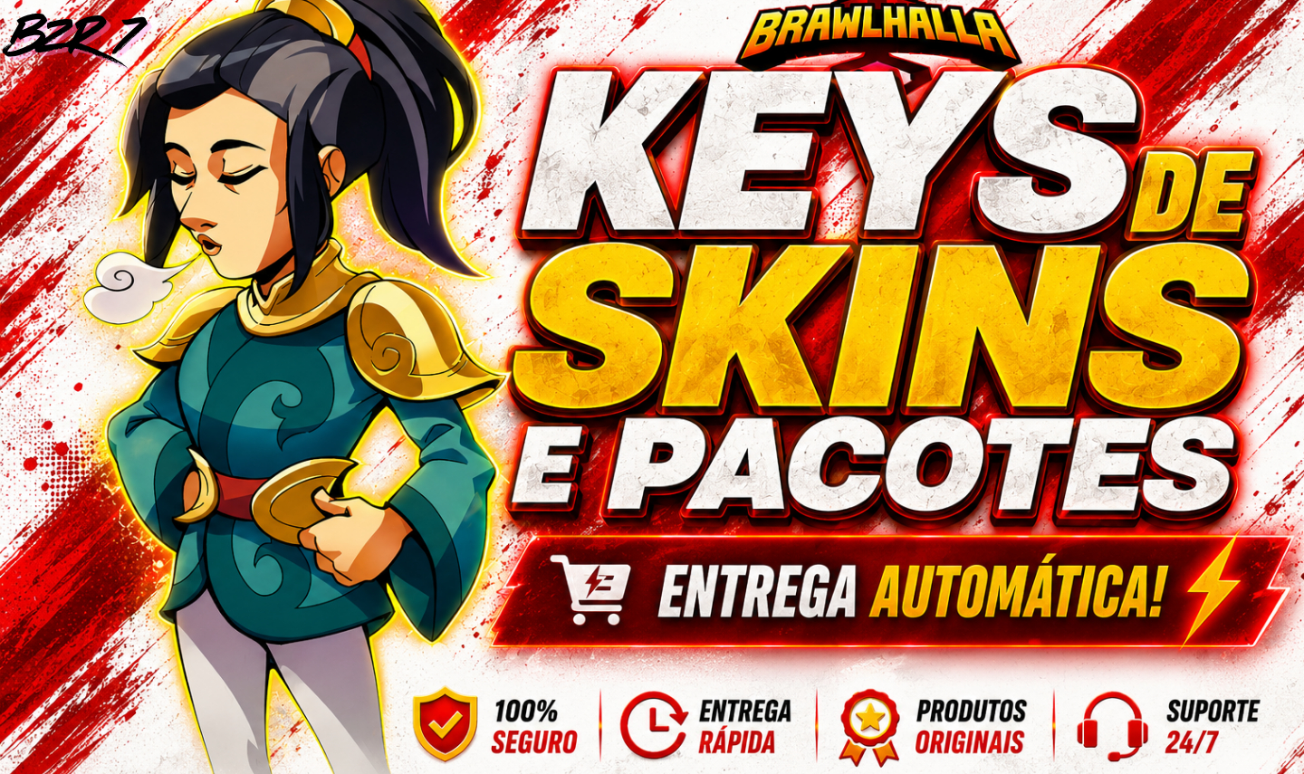 [90% OFF] BRAWLHALLA KEY DE SKINS E PACOTES (ENTREGA AUTOMÁTICA)