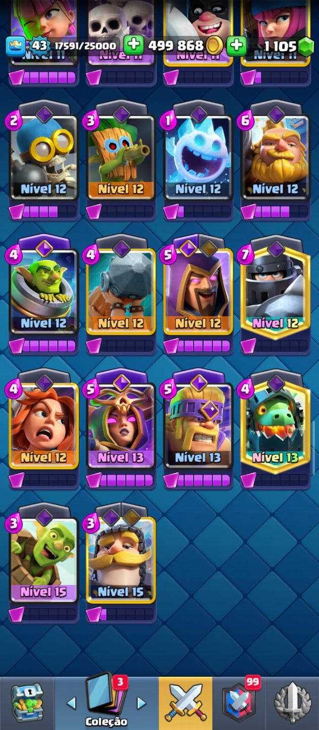 Conta Clash Royale 10 anos e Conta Brawl iniciante top (PROMO RELÂMPAGO) CHAMAA