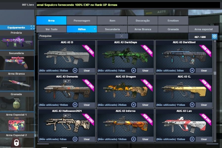CONTA POINT BLANK GENERAL DE DIVISÃO