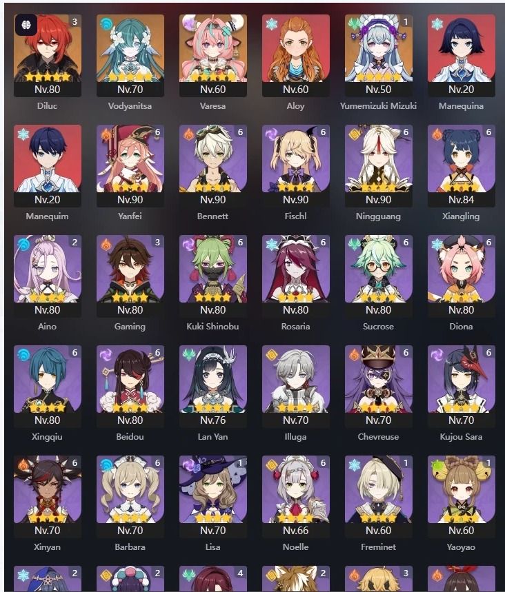 Ar60[na]-(muitos t5) Vesna(+bis)/vodyanista/sandrone/flins/ineffa/furina/linnea