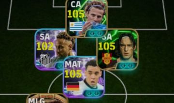 CONTA EFOOTBALL RARA! FORLAN 105 + NEY BLITZ + MUSIALA BUGADO + TOTTI + PEPE E++
